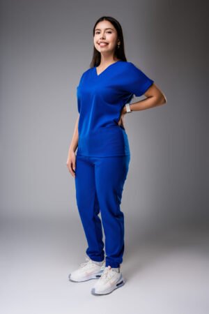 Uniforme clínico Scrubs Azul