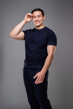 Uniforme clínico Scrubs Azul Marino